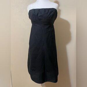 Gap strapless women’s juniors dress knee length size 2 black
